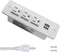 Conference Recessed Power Strip with USB, Mountable Power Outlet Built-in Desktop Workbench Drawer Cabinet, 10'ft Heavy