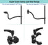 Phone Holder for Mic Stand/Music Stand/Treadmill/Spin Bike, 50 cm Long Flexible Gooseneck Arm Super Crab Clamp Mount