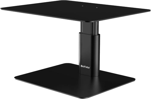 BoYata Monitor Stand, Adjustable Monitor Riser Metal Computer Stand Compatible with TV,