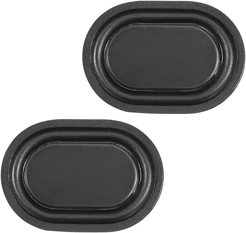 uxcell 41×28mm Speaker Passive Radiator Vibration Plate, 2pcs Subwoofer Vibration Membrane for DIY Bass