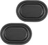 uxcell 41×28mm Speaker Passive Radiator Vibration Plate, 2pcs Subwoofer Vibration Membrane for DIY Bass