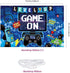 Video Game Party Decoration Banner - 70.9 X 43.3 Inch Photo Background for Gamer Room Decor and Birthday Party