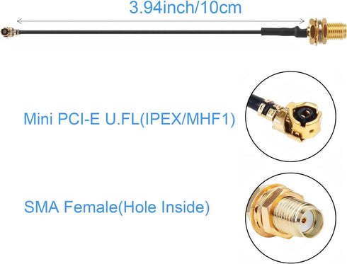 XWWXGG 2 Pack 915Mhz 6dBi ESP32 V3&V4 Board&915MHz Meshtastic Long Range LoRa Antenna Gain Omni SMA Male Connector