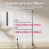 ULANZI MT-89 82" 1/4" 2.2LBS Extendable Tripod Aluminum, Portable Adjustable Light Stand with Screw Quick Release
