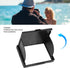 XUMIUZIY 3 Inch A7 A7S A7M2 A7R2 A7M3 A9 Camera Viewfinder Sunshade, ABS Folding LCD Screen Hood Fit