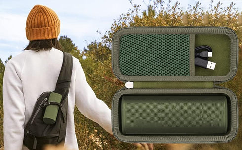 khanka Hard Travel Case for Sonos Roam 2 / Sonos Roam Portable Smart Bluetooth Speaker, Green