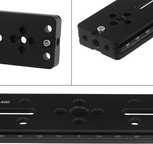 Haoge HQR-300 300mm Multi-Purpose Dual Dovetail Quick Release Extender Rail for Camera Tripod