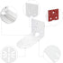 Sumnacon 2PCS Wall Mount Camera Shelf, Metal Small Wall Shelf with Adhesive, Universal Floating Shelf for Security