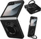 Magnetic Ring Stand Phone Case for Samsung Galaxy Z Flip 6, Compatible with Mag-Safe, Military Grade Shockproof