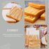 2 4.52X4.52X0.78 Inch Kisangel Simulated Bread Adornments Pcs Realistic Toast Model Ornaments for Photography Props