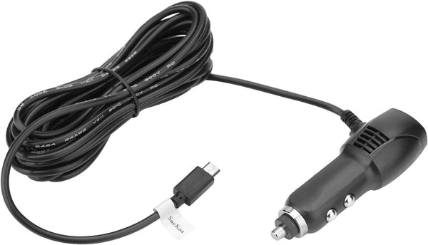 Dash Cam Charger Micro USB, Car Charger with USB Port Compatible with YI, Roav, and Most Other Dash Cameras (11.5FT).