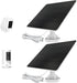 Ring Camera Solar Panel Charger, 5W 6V Fast Charging, Compatible with Ring Stick Up Cam Battery, Waterproof (2 Pack)