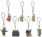 7 Pieces Cat Phone Charm Keychain, Cute Kawaii Aesthetic Phone Charms Strap