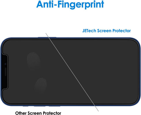 JETech Screen Protector for iPhone 12 mini - Tempered Glass Film, 3-Pack