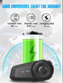 Maxto Motorcycle Bluetooth Headset, MX1 2-Riders Intercom Communication System, HiFi Stereo Sound, IPX6 Waterproof