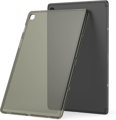 kwmobile Soft TPU Back Protector Case Compatible with Samsung Galaxy Tab S5e - Black/Transparent
