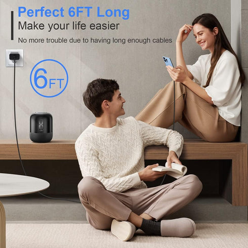 MFi Certified 20W USB C Fast Charger Compatible with iPhone 14/13/12/11/Xs/XR/X/8/iPad, 2 Pack with 10FT USB-C to