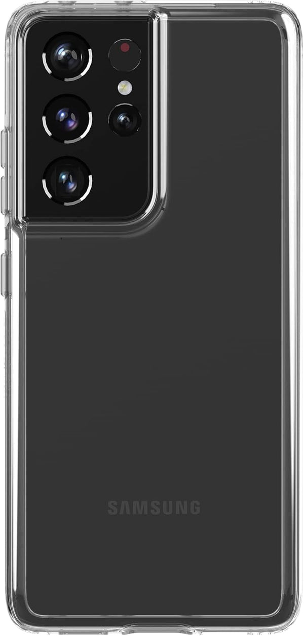 tech21 EvoClear Phone Case for Samsung S21 Ultra 5G, 12 ft. Drop Protection