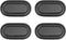uxcell 88×48mm Speaker Passive Radiator Vibration Plate - Subwoofer Vibration Membrane, DIY Bass (4pcs)