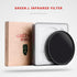 37mm Infrared Filter, 37mm IR 720nm (R72) Filter for Camera Lens