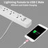 Lightning Female to USB C Male Adapter - 3 Pack 3.0 USB Type C Charger Connector for iPhone 15/15 Pro/15 Pro Max