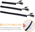 Black Spiral Winding Cable Management Pipe, Flexible Coiled Tube for Office, Computer, and Car (10ft)