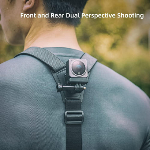 SUREWO Adjustable Chest Strap Mount, Compatible with GoPro Hero 12/11/10/9/8/7/6/5, DJI Osmo Action