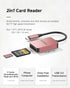 FORIDA 2 1 3.0 SD Card Reader, in Micro SD Card Reader USB C High Speed Dual Card Adapter for iPhone/iPad/MacBook/Mac