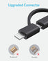 Anker Powerline II 3-in-1 Cable (3ft, Black) for iPhone, iPad, Samsung Galaxy, Huawei, HTC, LG, Sony Xperia, Android.