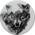 Scary Wolf Wild Animal Design Gift - PopSockets PopGrip: Swappable Grip for Phones & Tablets