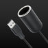 SiYear 12V 18W (0.3m/1FT) USB A Male to Cigarette Lighter Socket Adapter Power Cable for Driving Recorder, Radar