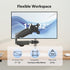 17 32 inch 22lbs, 75x75mm 100x100mm,Pneumatic suptek Single Monitor Arm for Desk Mount Stand,Adjustable Monitor Arm