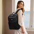 Laptop Backpack for Women, Casual Daypack Purse for Travel Work, Fits 16 Inch Notebook (Black)