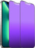 2 PCS Anti-Blue Privacy Tempered Glass for iPhone 13 Pro Max/iPhone 14 Plus - Matte Anti-Spy Screen Protector