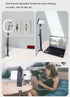 LSYRIA 18"-23" 1/4" 2kg Camera Desk Mount with C Clamp, Adjustable Desktop Light Stands with Ball Heads Cold Shoe