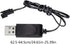 BAIMOQI SM-2P 3.7V 500mAh USB Charger Cable with Connector Plug Lithium Battery USB Charging Cable Output for Remote