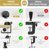 TONOR Overhead Ring Light Kit, 10" Ringlight with Heavy Duty Boom Arm and Phone Holder