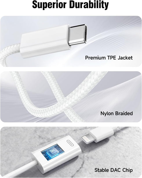 GetsISKON 17/16/15 6/5/4, USB C to Lightning Headphone Audio Adapter, Type C Male to Female Lightning Earphone