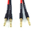 Banana Plugs to Speakon Speaker Adapter Cable 12awg 6in/2 Pack