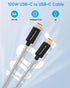 USB C Wall Charger, PowerLot GaN 65W USB C Charger Block with 6ft Type C Cable, PD Fast Charger for iPhone 15/14/13,
