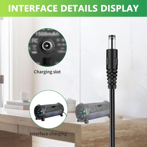 12v Car DC Charger Power Cord with 8 Connectors for Portable DVD Player, Car DVR, GPS, Bluetooth Speakers, and More