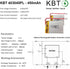 KBT KEEP BETTER TECH 3.7V 450mAh 403040 2.0 2Pack KBT Li-Polymer Battery: Rechargeable Li-ion Batteries Replacement