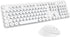 Wireless Keyboard Mouse Combo - 104 Keys Colorful Keyboard with Number Pad & Mouse for Windows