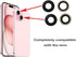 2pcs/Set 15 Plus Camera Lens Replacement for iPhone 15 Rear Glass with Pre-Installed Adhesive + Repair Tool Kit,