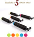Waterproof Floating Hand Grip for GoPro Hero 12, 11, 10, 9, 8, 7, 6, 5, 4, 3+, 2, 1 Session, Black Silver Camera