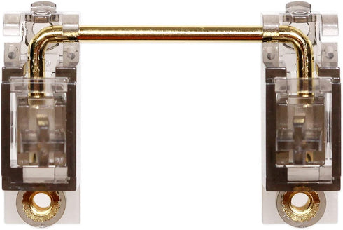 KPREPUBLIC Everglide V3 Transparent Gold Plated PCB Screw-in Stabilizer for Custom Mechanical Keyboard, Transparent