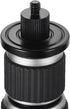 MECCANIXITY Mic Stand Adapter, 1/4-20 Male to Male Camera Screw Thread Adapter for Microphone Tripod Stand (Black, 2