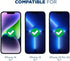 Tech Armor 4 Pack HD Clear Film Screen Protector for Apple NEW iPhone 14 (2022), iPhone 13 and iPhone 13 Pro