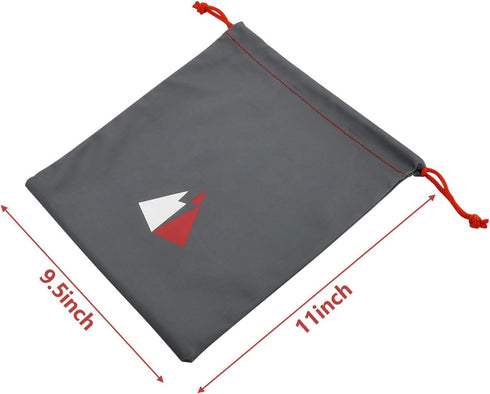 Universal Waterproof Headphone Protection Pouch Bag for Varias Headsets 11" x 9.25" inch Metallic Gray Color