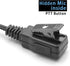Earpiece Headset for Yaesu Vertex Standard Radio FT-2D FT-3DR FT-60R FT-70D, Covert Air Tube PTT Mic